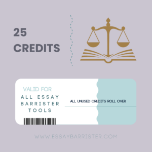 25 Law Writer credits